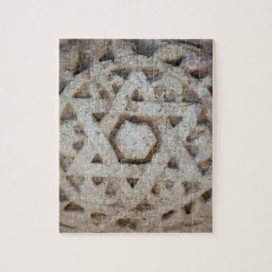 Quebra-cabeça Antiga escultura da Estrela de Davi, Israel