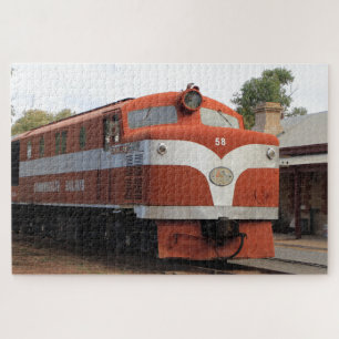 Quebra-cabeça Antiga locomotiva Ghan, Alice Primavera, Austráli