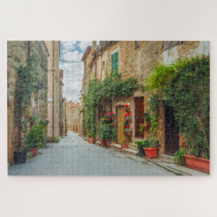 Quebra-cabeça Antigos Edifícios Itália Street Viagem Itália
