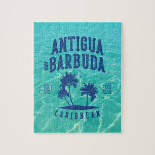 Quebra-cabeça Antigua e Barbuda Palmeira do Caribe
