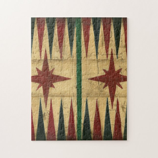 Quebra-cabeça Antiguidade Conselho de Jogos Backgammon por Ethan (Vertical)