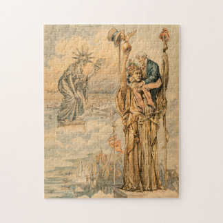 Quebra-cabeça Antiguidade da república da liberdade da estátua