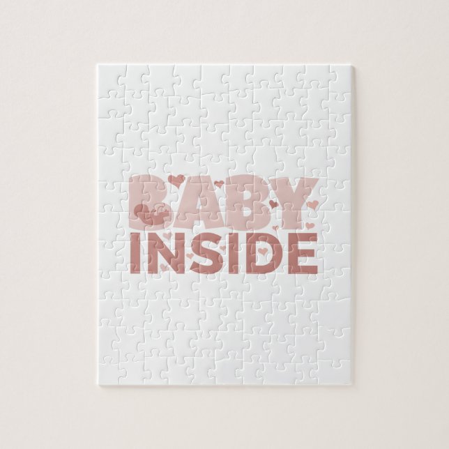 Quebra-cabeça Anunciação de Gravidez Bebê Dentro feto grávida (Vertical)