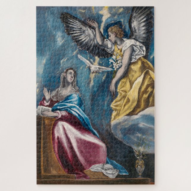 Quebra-cabeça Anunciação | El Greco | (Vertical)