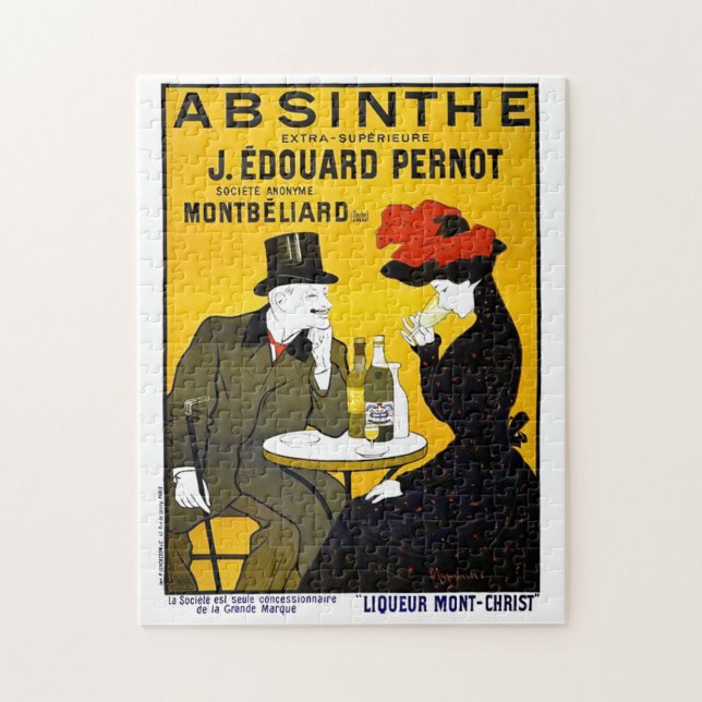 Quebra-cabeça Anúncio Absinthe Leonetto Cappiello Vintage (Vertical)