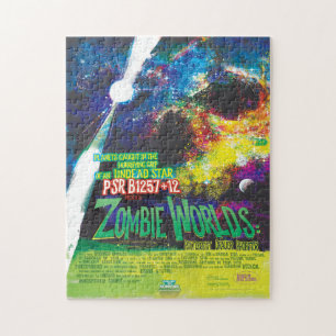Quebra-cabeça Anúncio de Filme de Horror Sci-Fi, Mundos Zombie