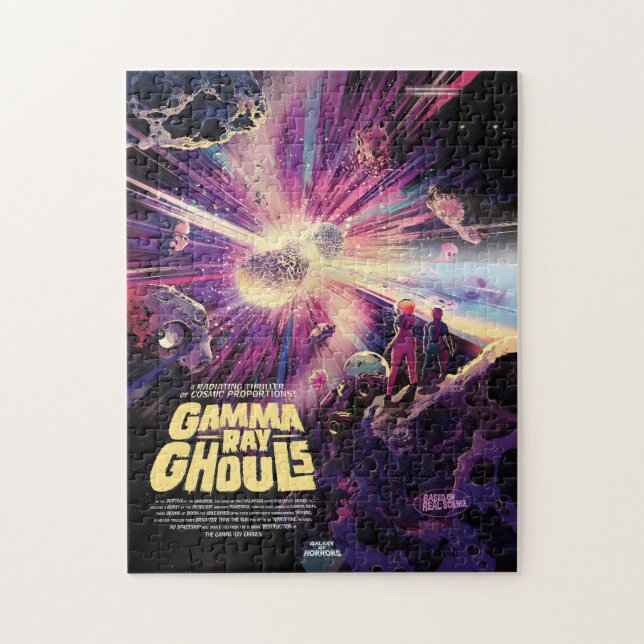 Quebra-cabeça Anúncio de Filme de Horror SciFi, Gamma Ray Ghouls (Vertical)