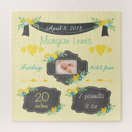 Quebra-cabeça Anúncio de Foto do Bebê