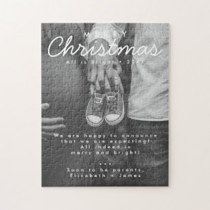 Quebra-cabeça Anúncio de gravidez Foto de Natal