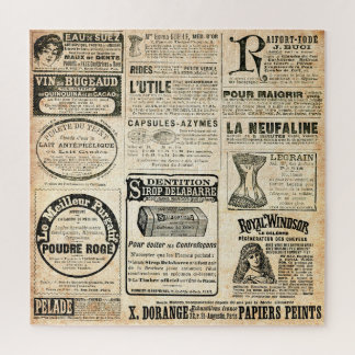 Quebra-cabeça Anúncio de jornal francês em 1897