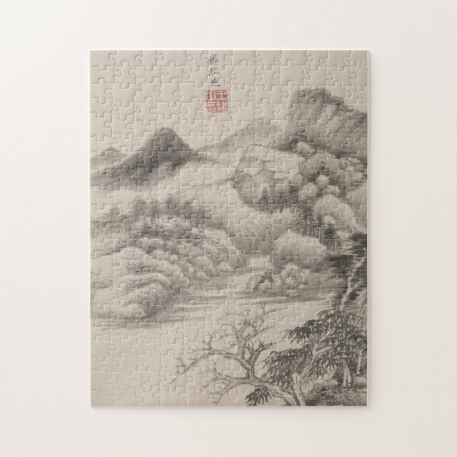 Quebra-cabeça Ao estilo dos vários antigos mestres | B&W (Vertical)