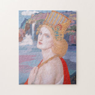 Quebra-cabeça Aoife, c. 1914 por John Duncan
