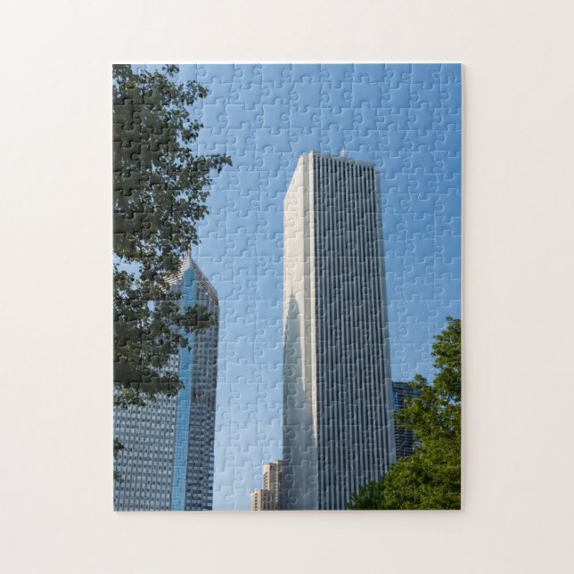 Quebra-cabeça Aon Center Chicago (Vertical)