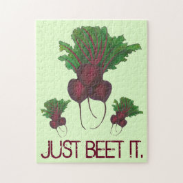 Quebra-cabeça Apenas Beterraba (Beat) É Engraçada Veggie Do Jard