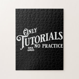 Quebra-cabeça Apenas tutoriais, sem prática