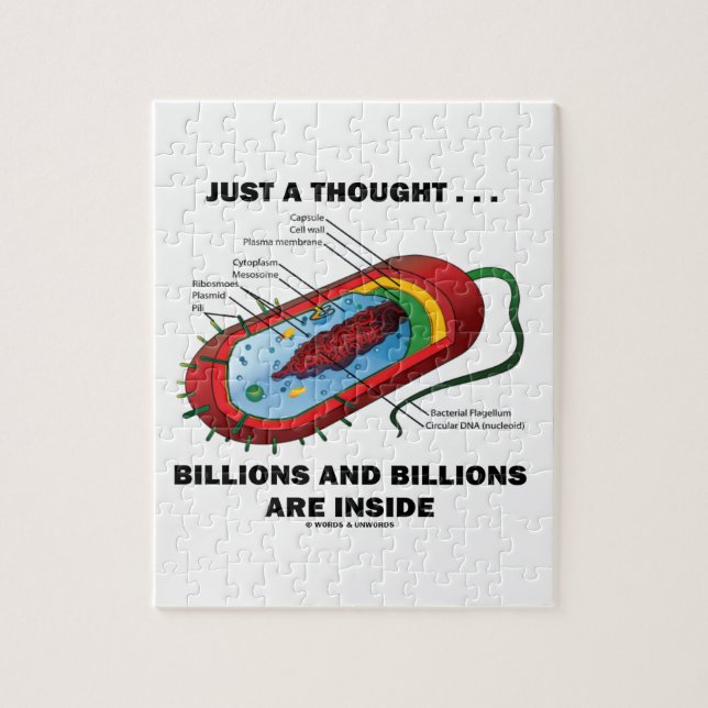 Quebra-cabeça Apenas um pensamento… Biliões e biliões para (Vertical)