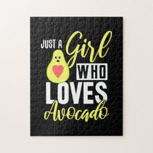 Quebra-cabeça Apenas Uma Menina Que Ama Avocado