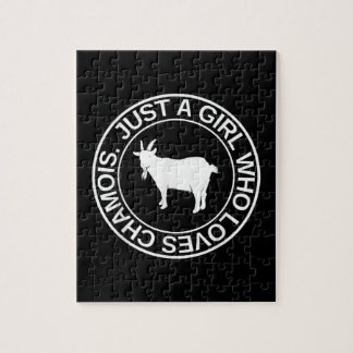 Quebra-cabeça Apenas Uma Menina Que Ama Chamois Presente Para As