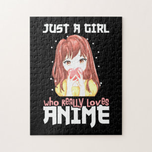 Quebra-cabeça Apenas Uma Menina Que Ama Mesmo Anime