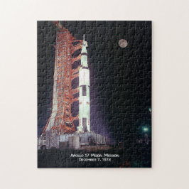 Quebra-cabeça Apollo 17 Moon Mission Poster