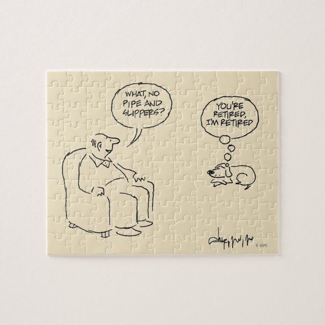 Quebra-cabeça Aposentado (Horizontal)