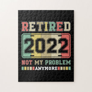 Quebra-cabeça Aposentado 2022 Não É Meu Problema Mais Retirada