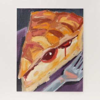 Quebra-cabeça Apple Pie Thanksgiving Watercolor