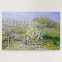 Apple Trees in Bloom (por Claude Monet)