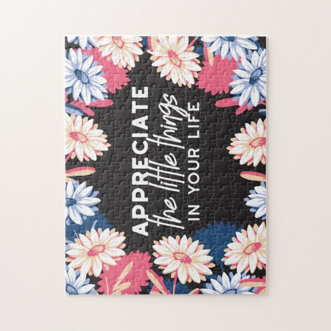 Quebra-cabeça Aprecie as pequenas citações (Vertical)