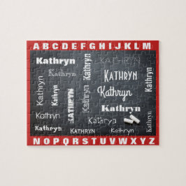 Quebra-cabeça Aprendendo Infantil Para Nome Ortográfico