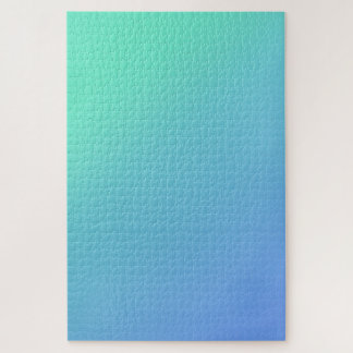 Quebra-cabeça Aqua de Verão - Gradiente Azul Simples a Teal Clar