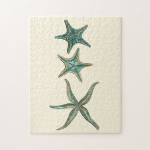 Quebra-cabeça Aquamarine Triple Starfish
