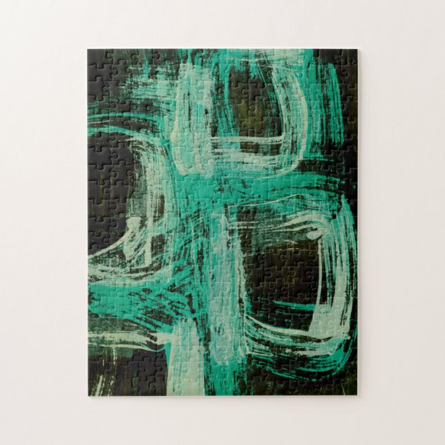 Quebra-cabeça Aquamarine Windows I (Vertical)