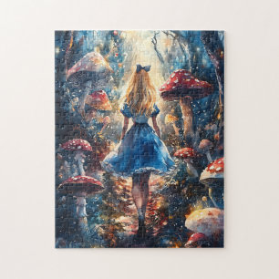 Quebra-cabeça Aquarela Alice no País das Maravilhas