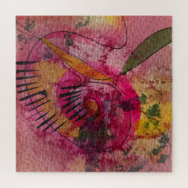 Quebra-cabeça Aquarela E Abstrato De Tinta Belas Artes