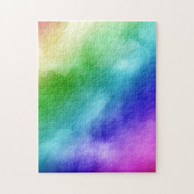 Quebra-cabeça Aquarelas do Arco-Íris (Vertical)
