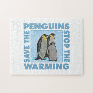Quebra-cabeça Aquecimento Global, Pinguins