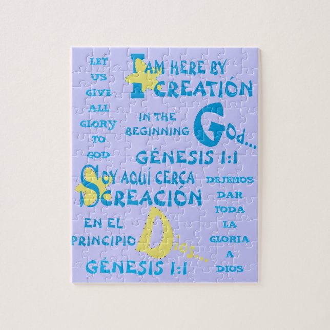 Quebra-cabeça Aqui, Por Criação © - Esp & Eng (Vertical)