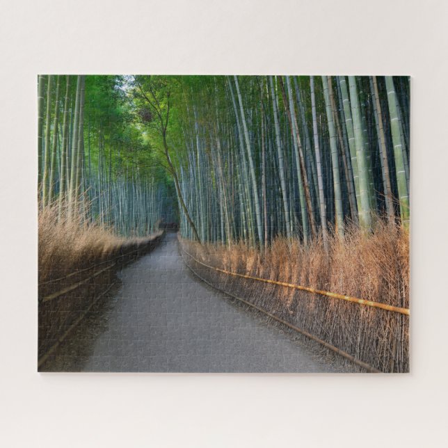 Quebra-cabeça Arashiyama Bamboo Grove em Kyoto Japão (Horizontal)