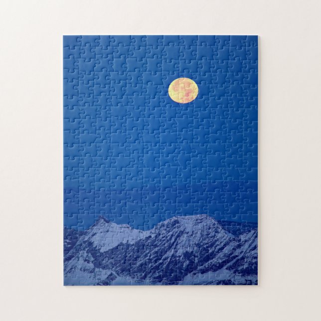 Quebra-cabeça Aravis Mountain | Mont Blanc (Vertical)