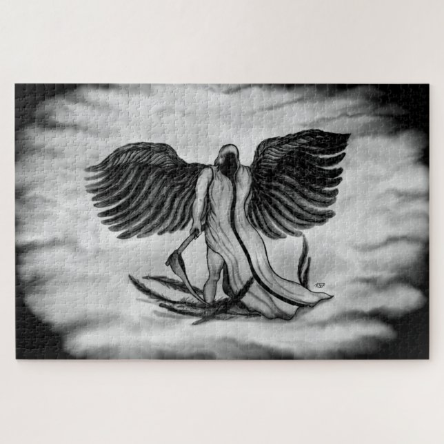 Quebra-cabeça Arcanjo, Angel Uriel (Horizontal)