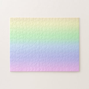 Quebra-cabeça Arco-íris Pastel