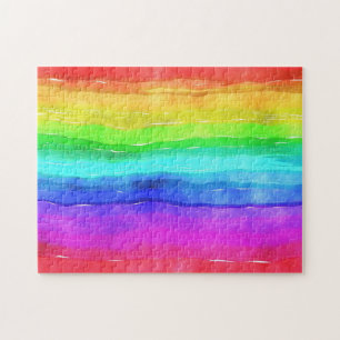 Quebra-cabeça Arco-Íris Pintado