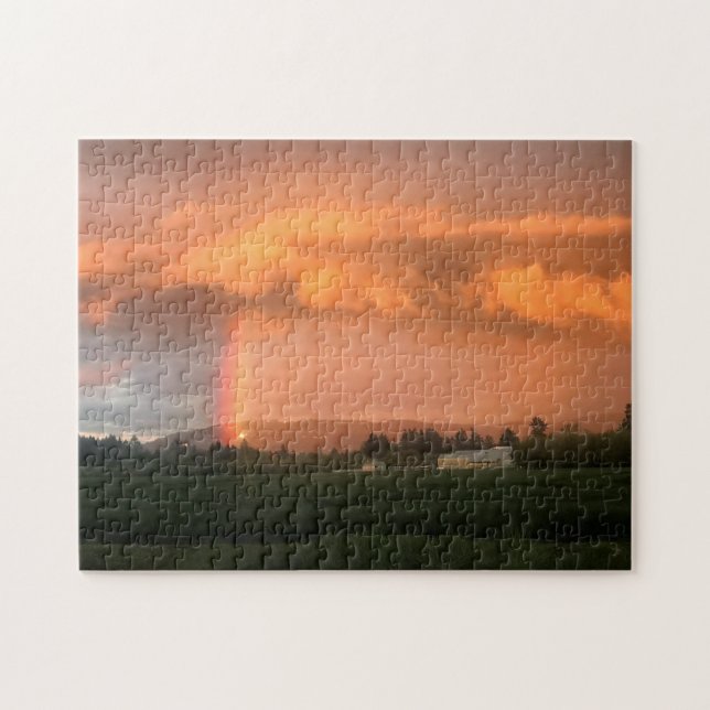 Quebra-cabeça Arco-íris Sunset (Horizontal)