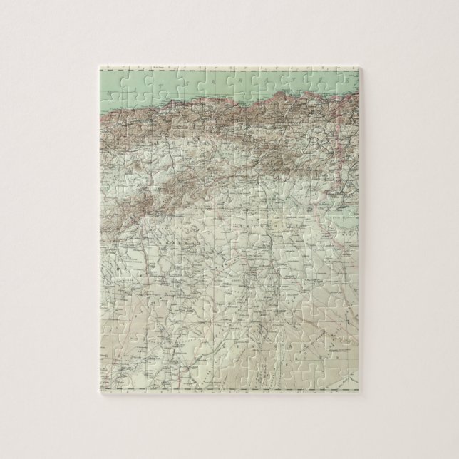 Quebra-cabeça Argélia e Tunísia (Vertical)