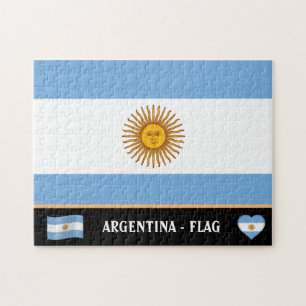Quebra-cabeça Argentina Flag & Argentinian country / Argentina
