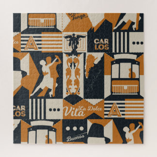 Quebra-cabeça Argentina: Ilustração Étnica Perfeita.