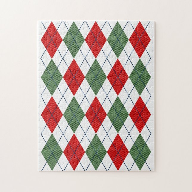 Quebra-cabeça Argyle Natal (Vertical)