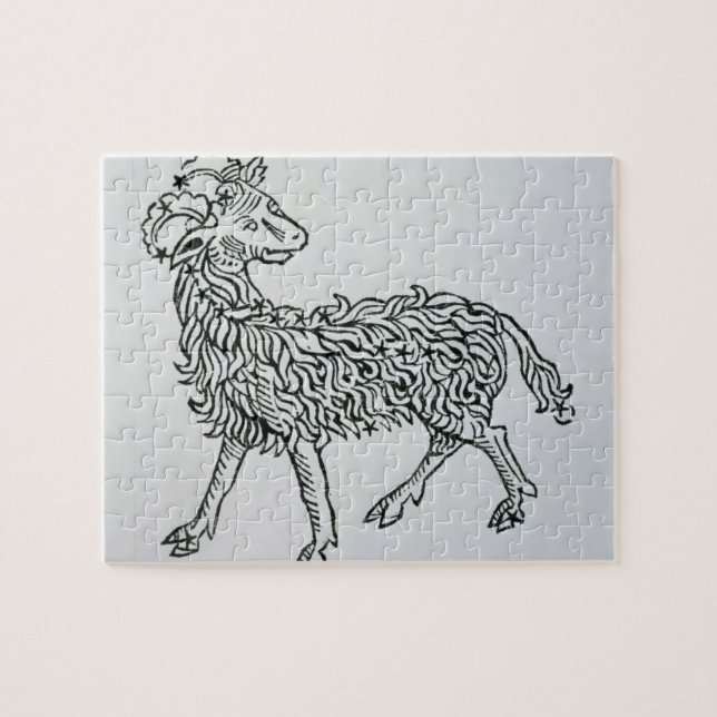 Quebra-cabeça Aries (a ram) uma ilustração 'do Poeticon (Horizontal)