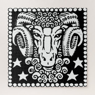 Quebra-cabeça Aries Astrologia Horoscópio Sinal Zodiac